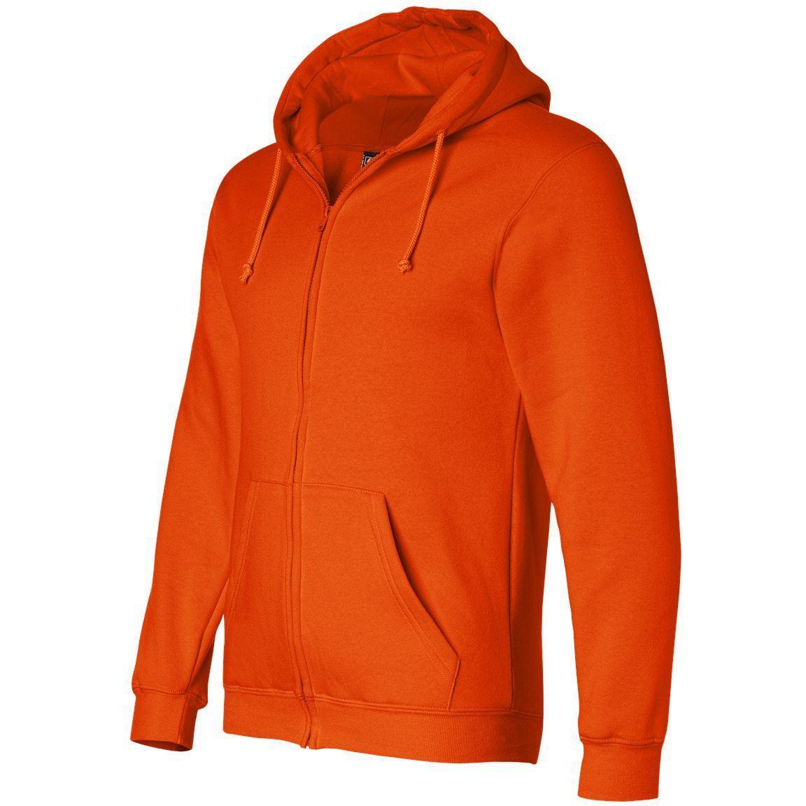 no-logo Bayside USA-Made FullZip Hooded Sweatshirt-Full Zips-Bayside-Thread Logic