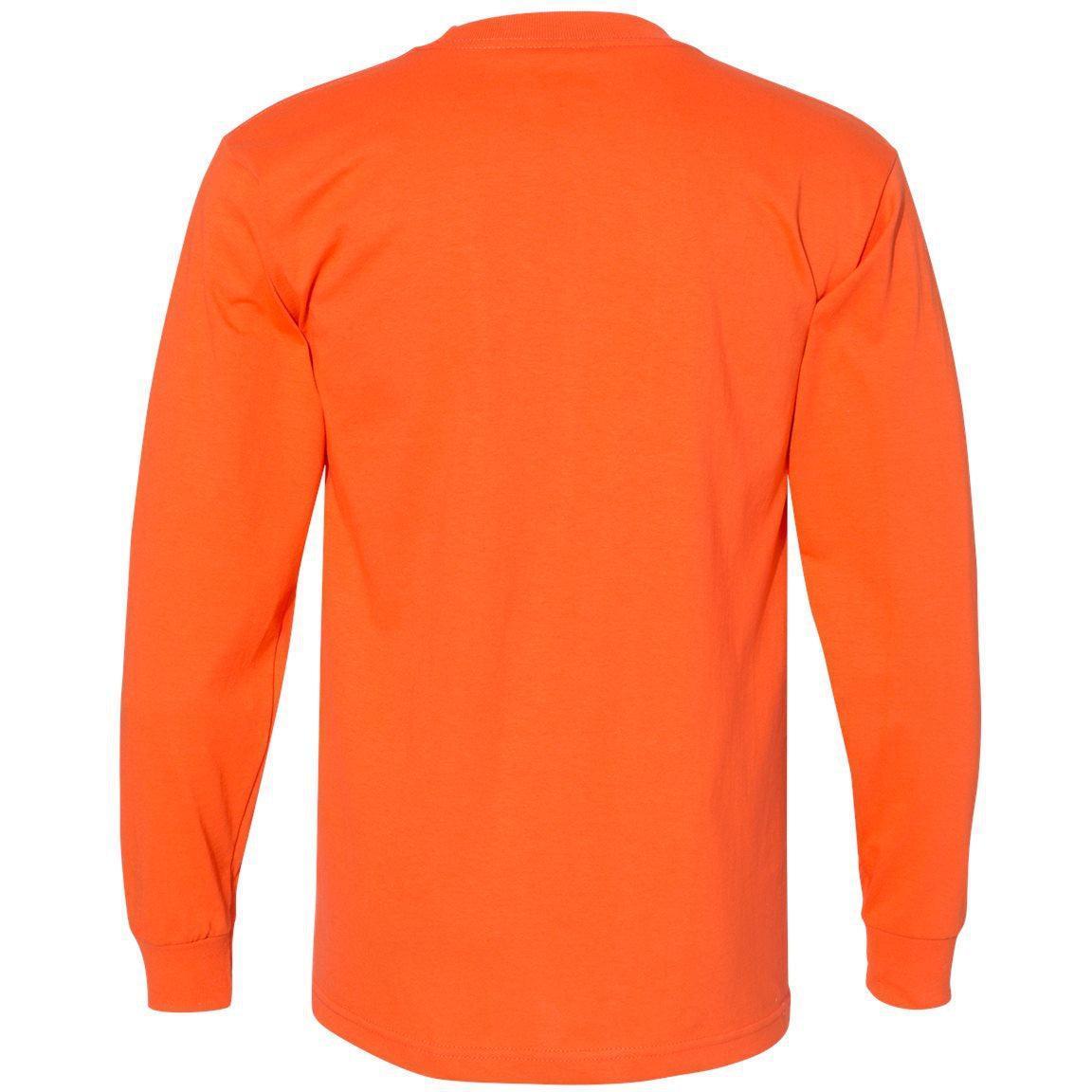 no-logo Bayside USA-Made Long Sleeve TShirt -Men's T Shirts-Bayside-Thread Logic
