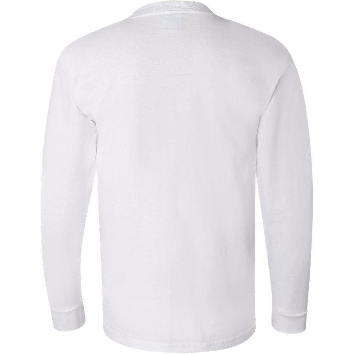 no-logo Bayside USA-Made Long Sleeve TShirt -Men's T Shirts-Bayside-Thread Logic