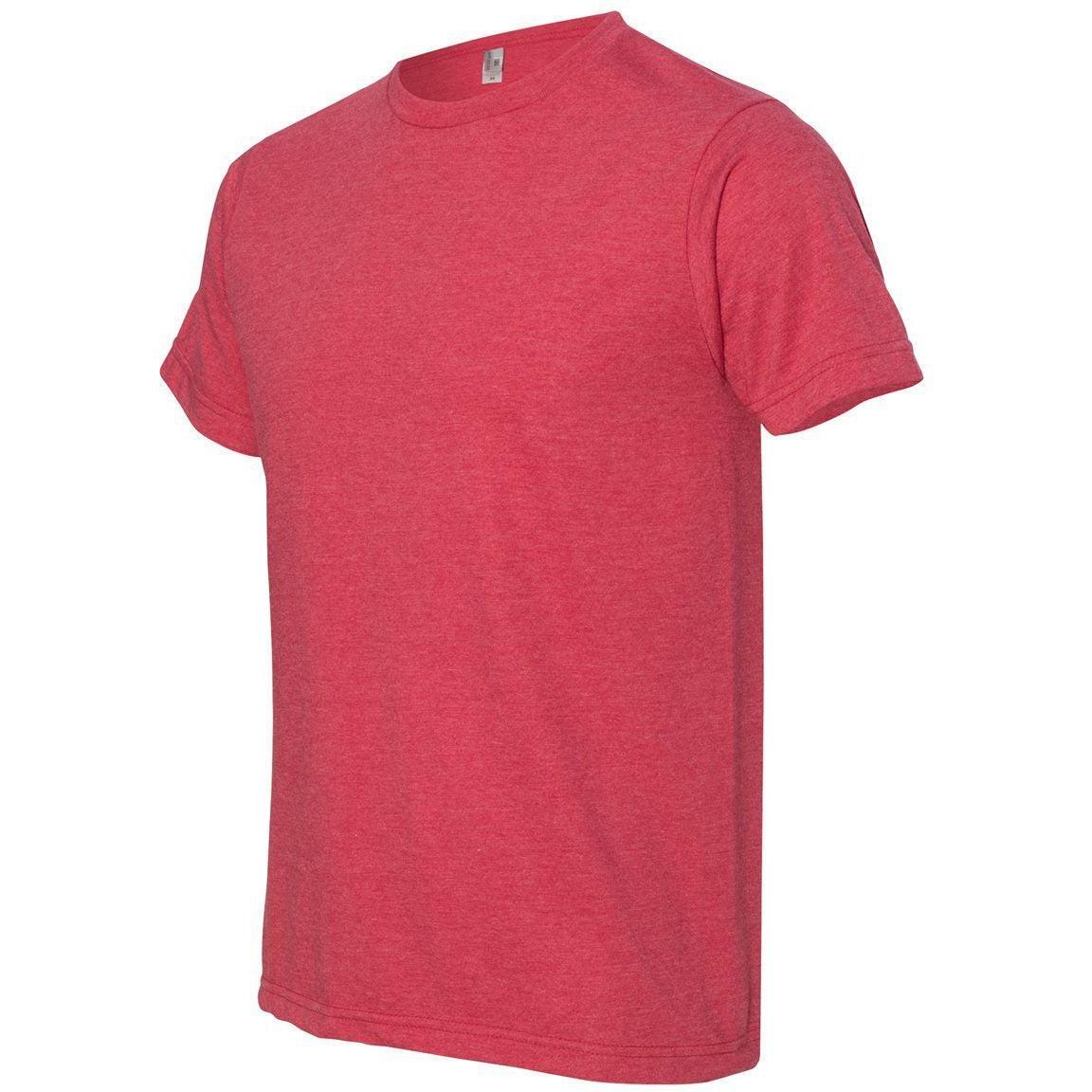 no-logo Bayside USA-Made Ringspun 50/50 Heather Unisex TShirt-Polos-Bayside-Thread Logic