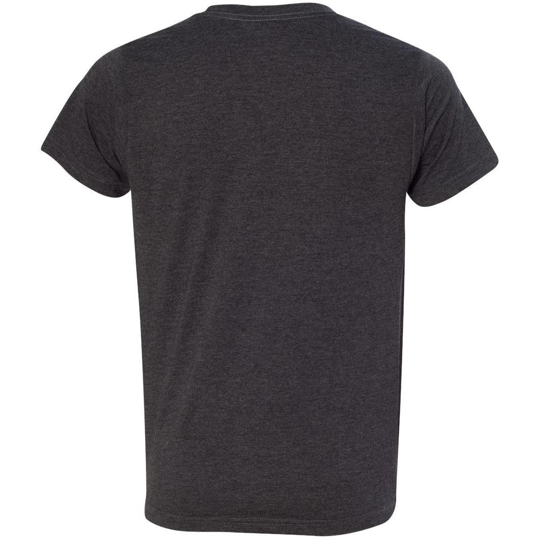 no-logo Bayside USA-Made Ringspun 50/50 Heather Unisex TShirt-Polos-Bayside-Thread Logic
