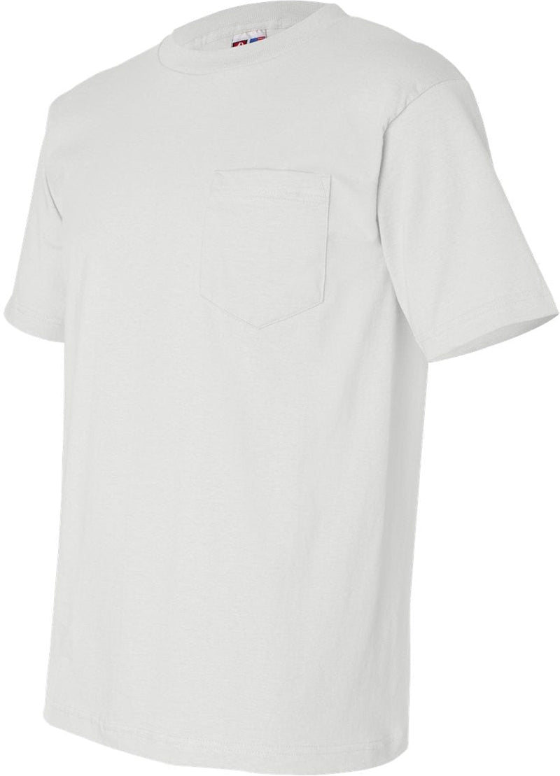 no-logo Bayside USA-Made Short Sleeve TShirt with a Pocket-Men's T Shirts-Bayside-Thread Logic