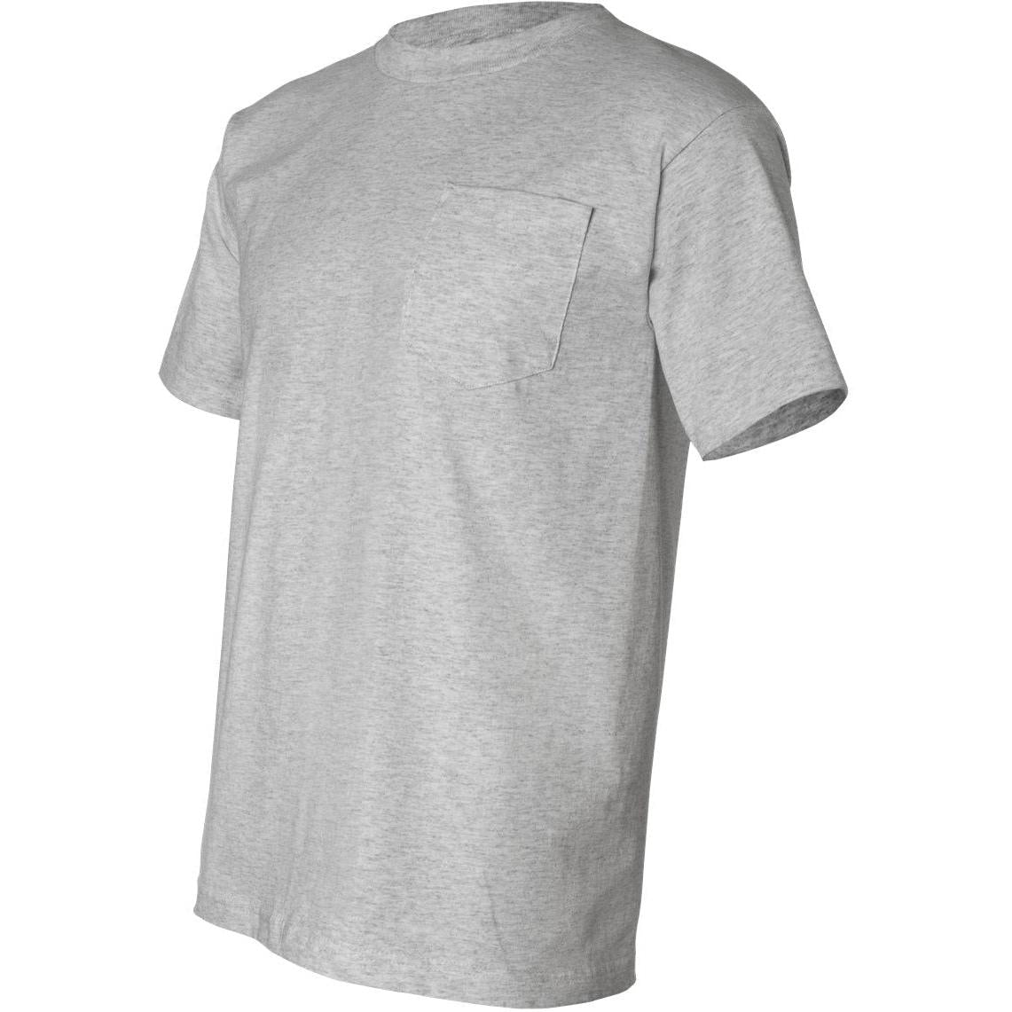 no-logo Bayside USA-Made Short Sleeve TShirt with a Pocket-Polos-Bayside-Thread Logic
