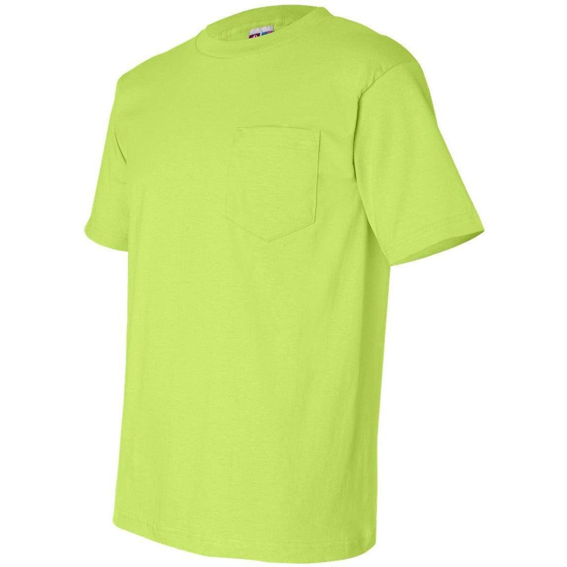 no-logo Bayside USA-Made Short Sleeve TShirt with a Pocket-Polos-Bayside-Thread Logic