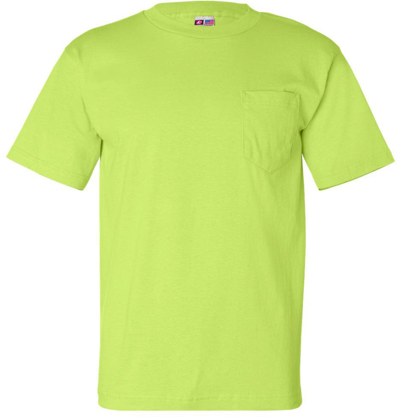 Bayside USA-Made Short Sleeve TShirt with a Pocket