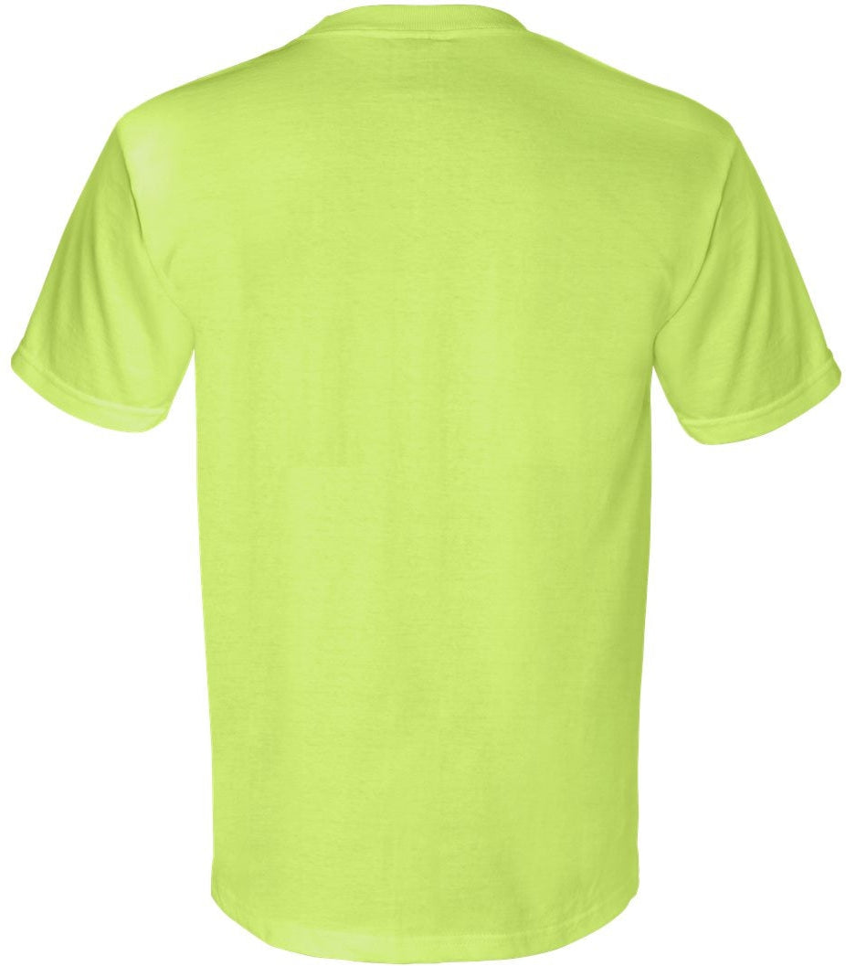 no-logo Bayside Union-Made Short Sleeve TShirt with a Pocket-Men's T Shirts-Bayside-Thread Logic