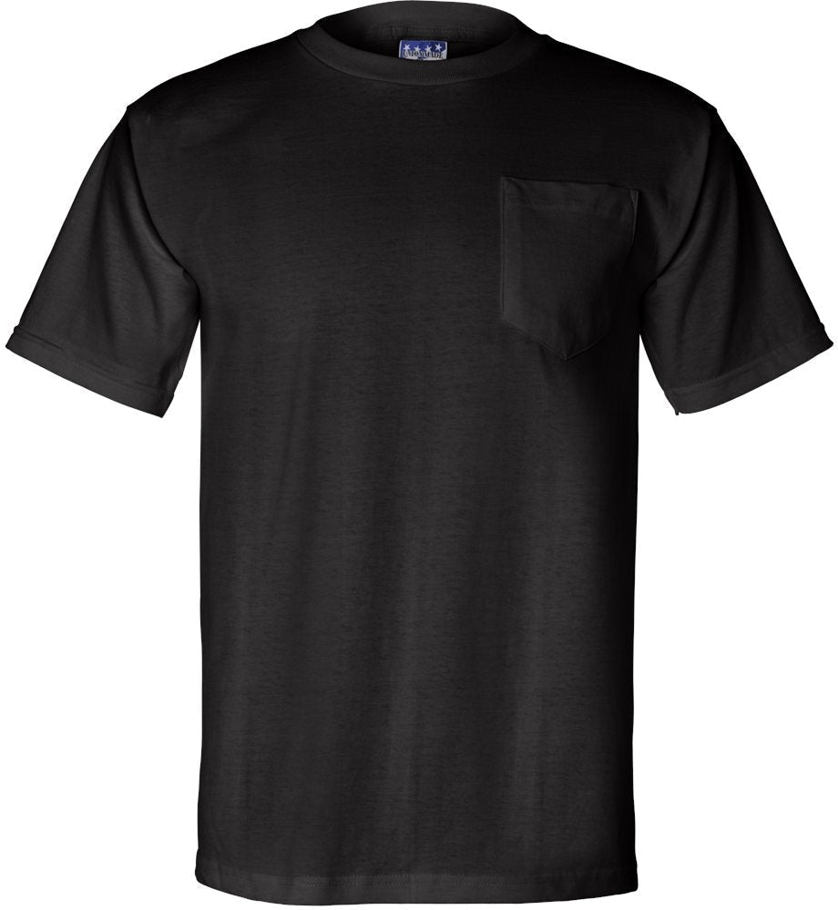 OUTLET-Bayside Union-Made Short Sleeve TShirt with a Pocket