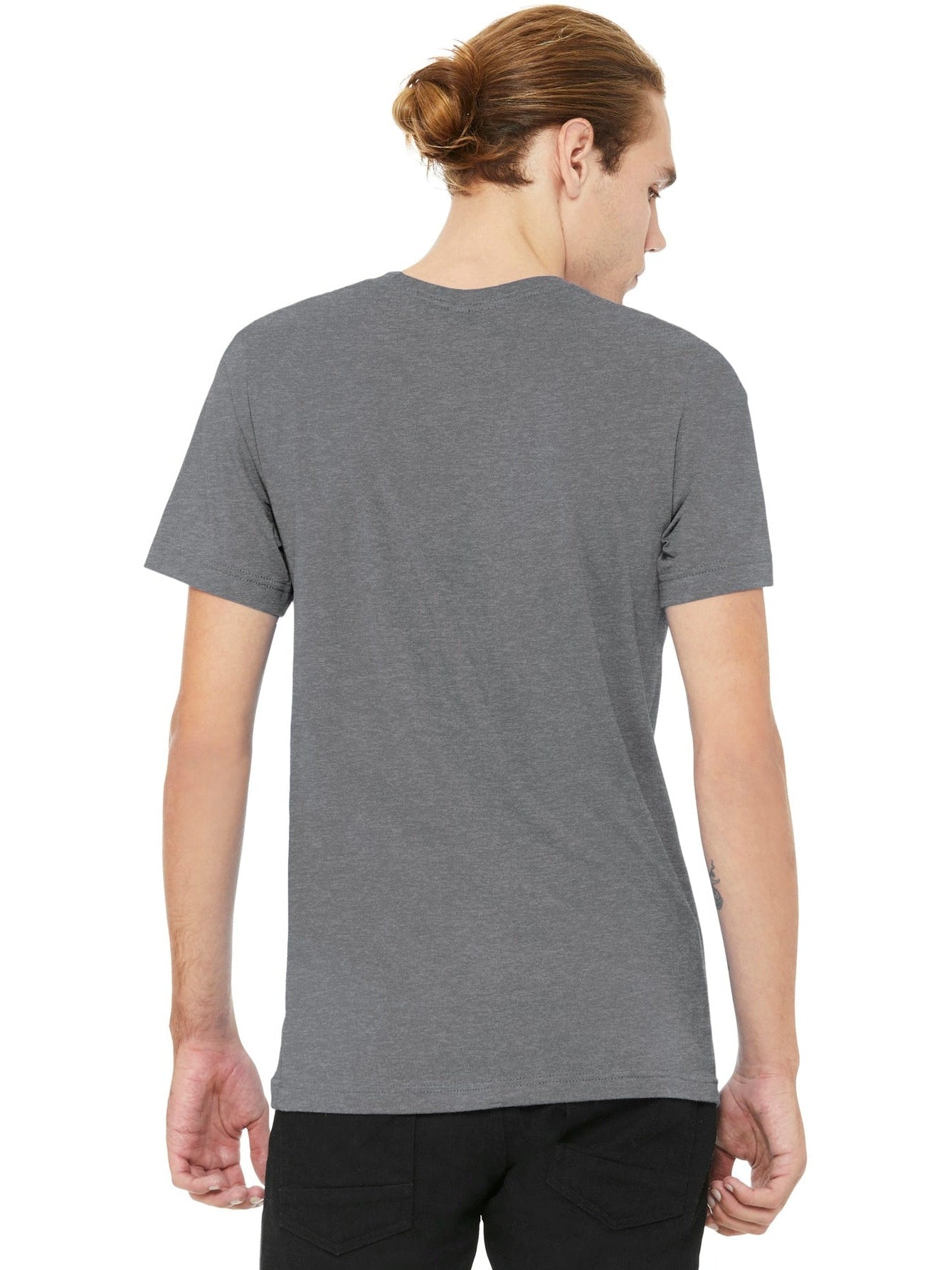 no-logo Bella+Canvas Heather CVC Short Sleeve Tee-Regular-Bella&Canvas-Thread Logic