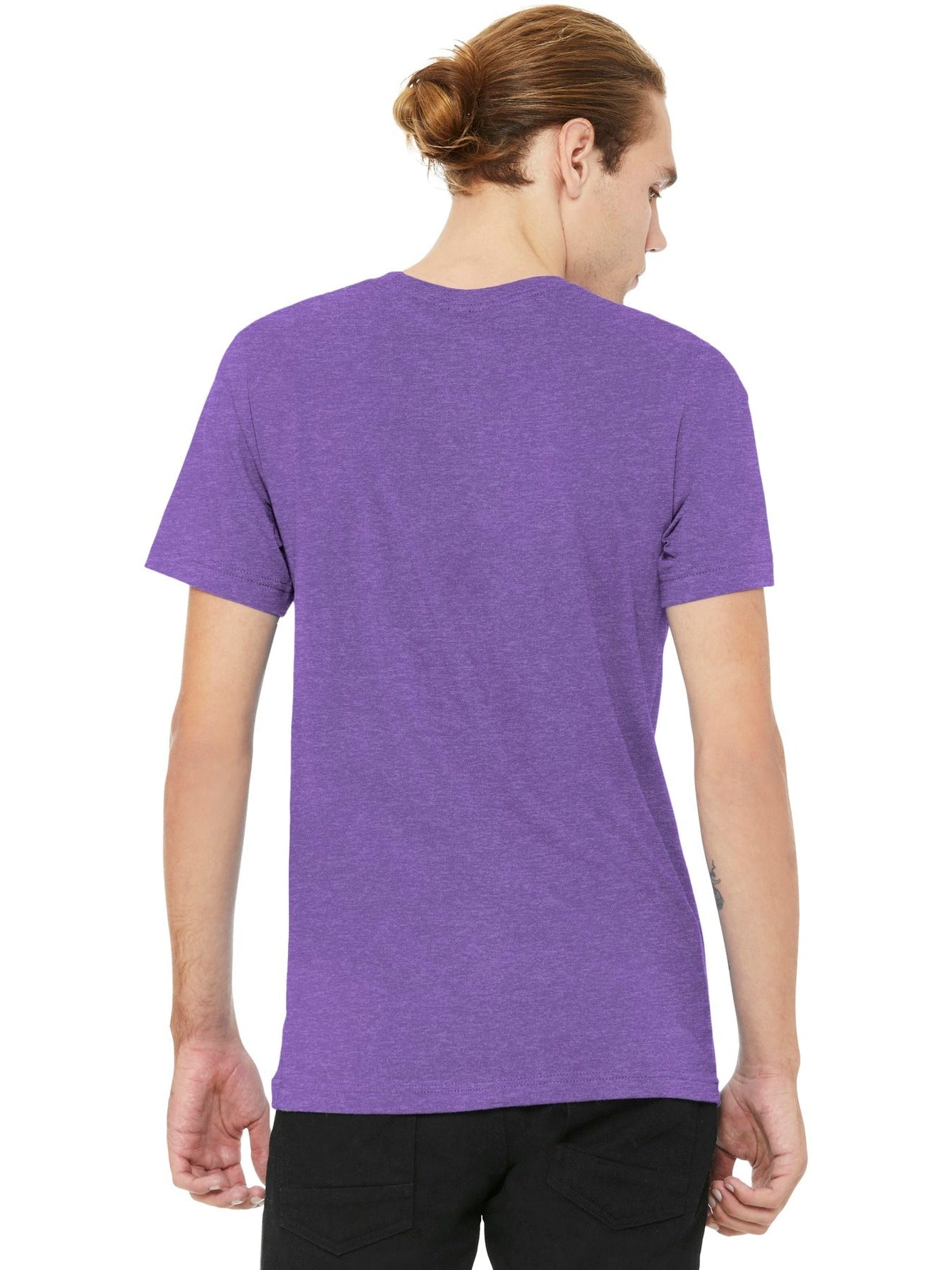 no-logo Bella+Canvas Heather CVC Short Sleeve Tee-Regular-Bella&Canvas-Thread Logic