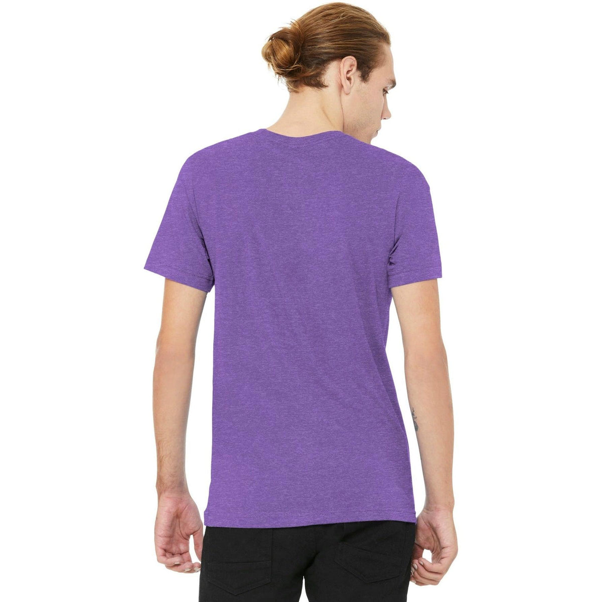 no-logo Bella+Canvas Heather CVC Short Sleeve Tee-Regular-Bella&Canvas-Thread Logic