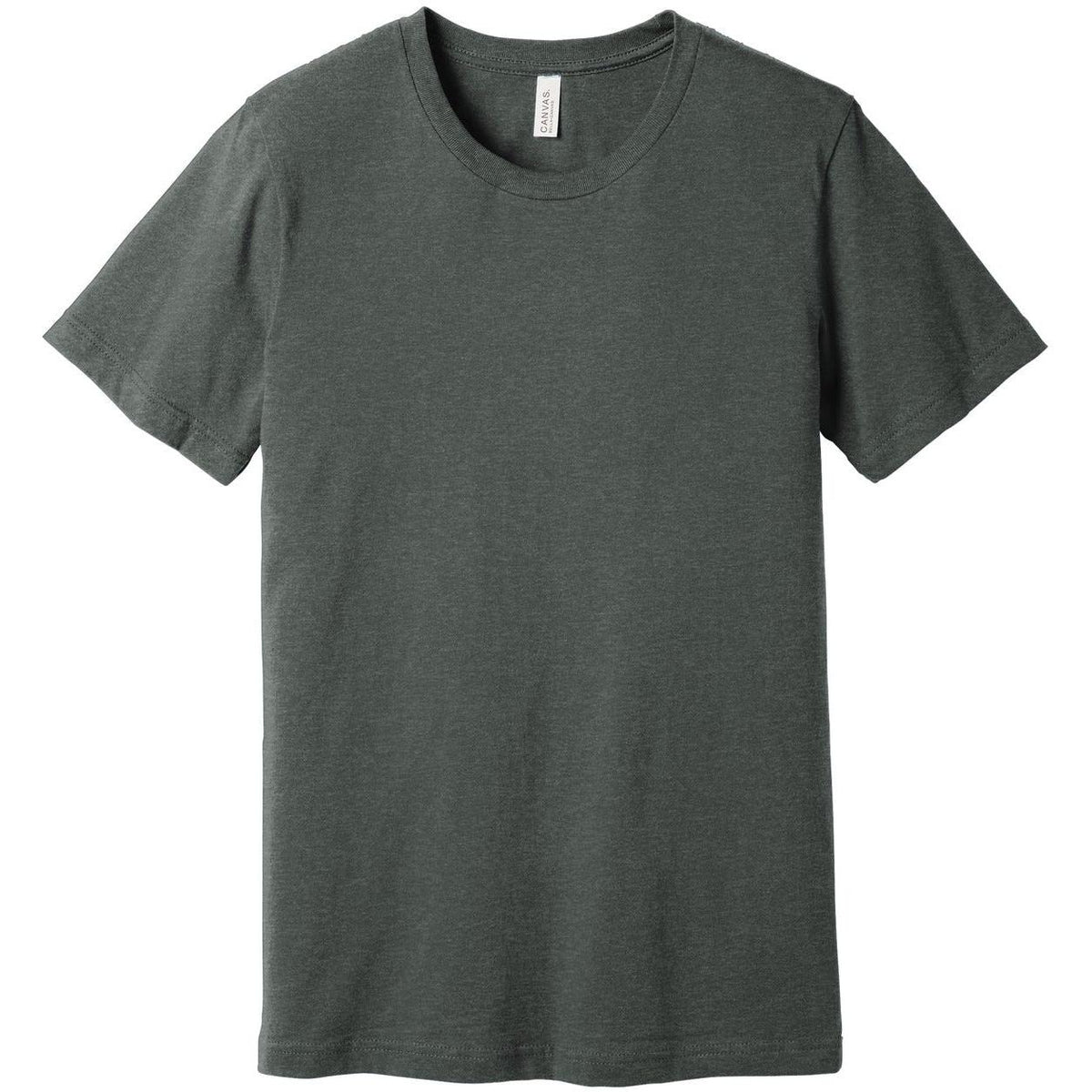 no-logo Bella+Canvas Heather CVC Short Sleeve Tee