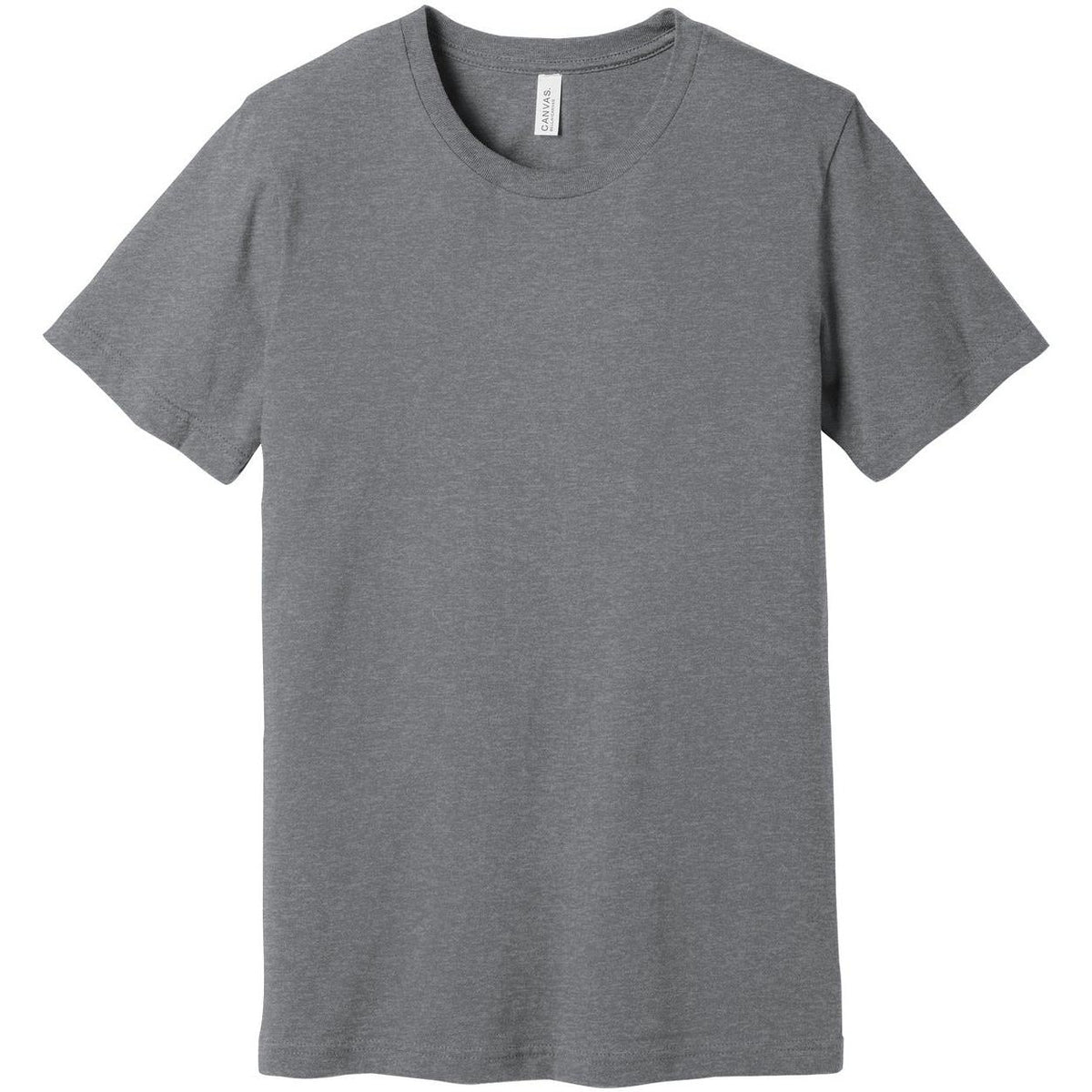 no-logo Bella+Canvas Heather CVC Short Sleeve Tee