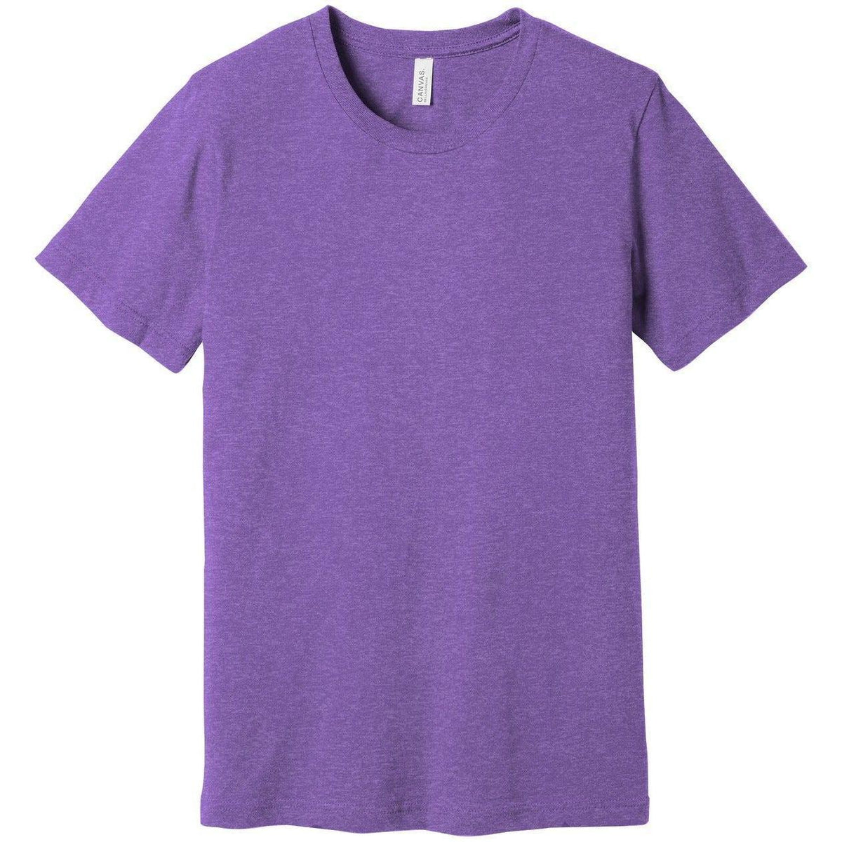 no-logo Bella+Canvas Heather CVC Short Sleeve Tee