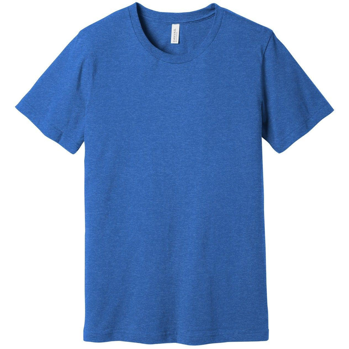 no-logo Bella+Canvas Heather CVC Short Sleeve Tee