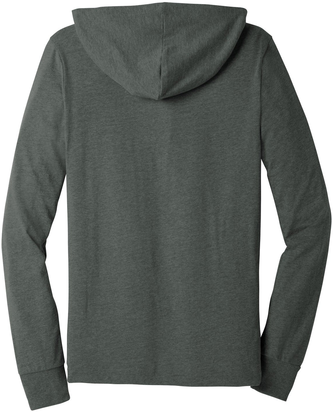 no-logo Bella+Canvas Jersey Long Sleeve Hoodie-Regular-Bella&Canvas-Thread Logic