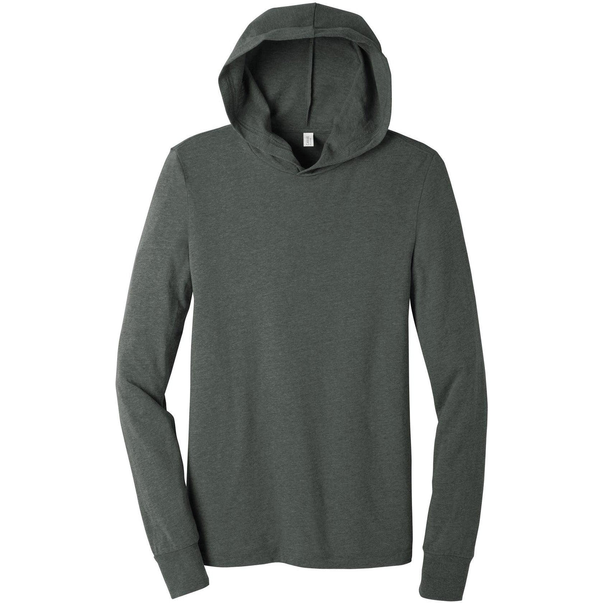 no-logo Bella+Canvas Jersey Long Sleeve Hoodie