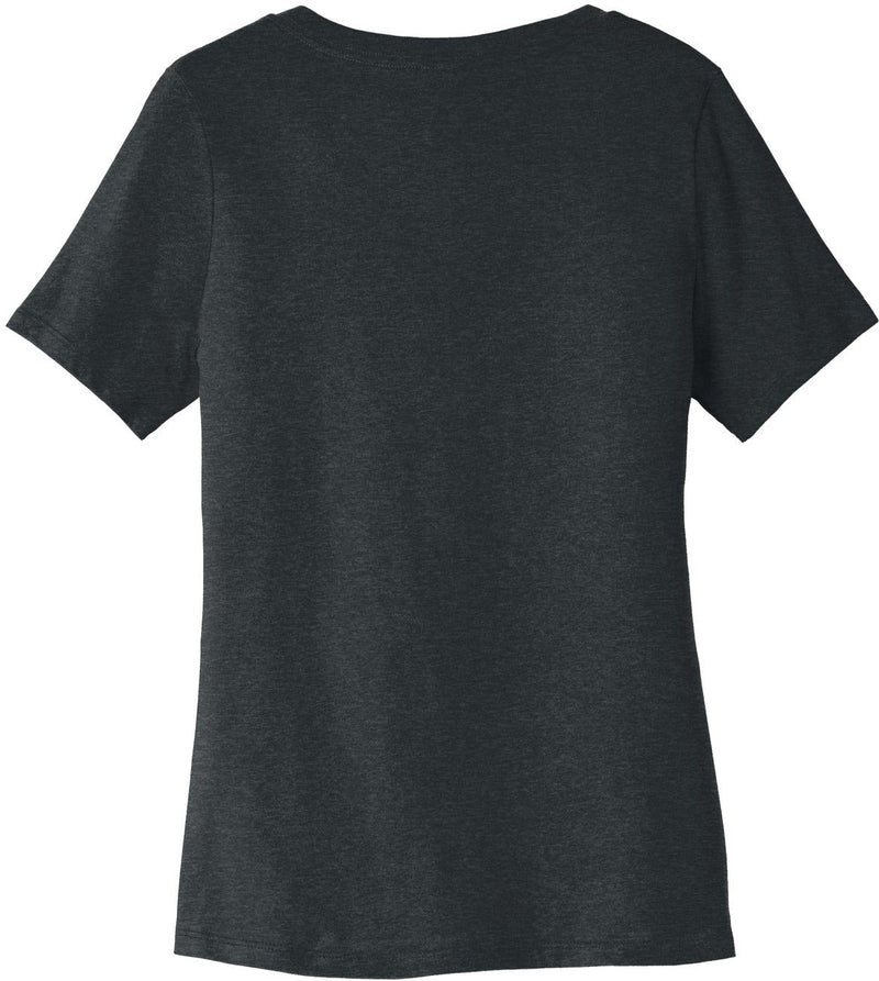 no-logo Bella+Canvas Ladies Relaxed Heather CVC V-Neck Tee-Regular-Bella&Canvas-Thread Logic