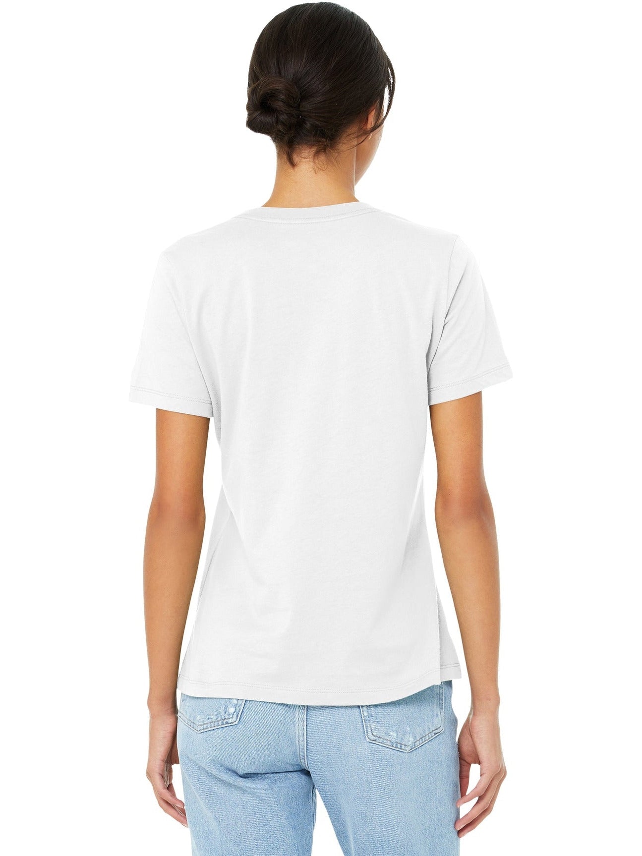 no-logo Bella+Canvas Ladies Relaxed Jersey Short Sleeve Tee-Regular-Bella&Canvas-Thread Logic