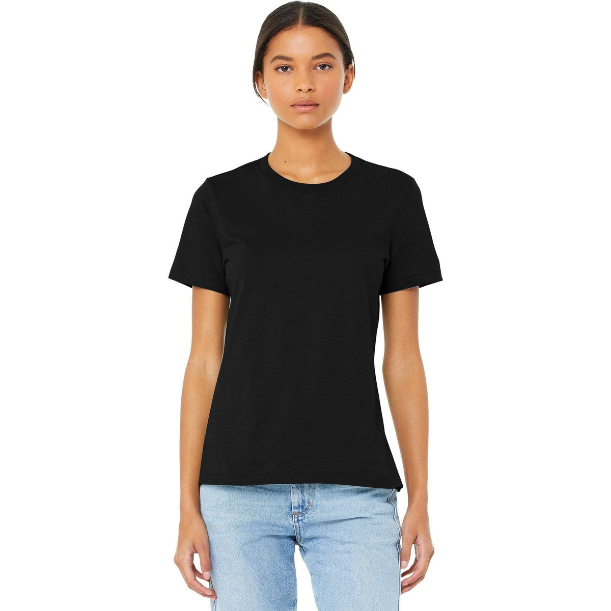 no-logo Bella+Canvas Ladies Relaxed Jersey Short Sleeve Tee-Regular-Bella&Canvas-Thread Logic
