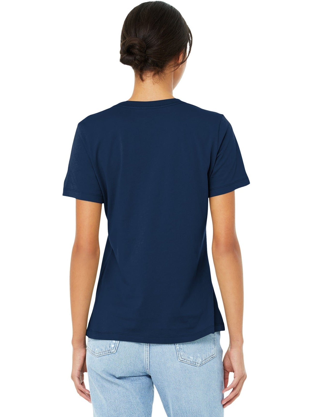 no-logo Bella+Canvas Ladies Relaxed Jersey Short Sleeve Tee-Regular-Bella&Canvas-Thread Logic