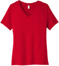 Bella+Canvas Ladies Relaxed Jersey Short Sleeve V-Neck Tee
