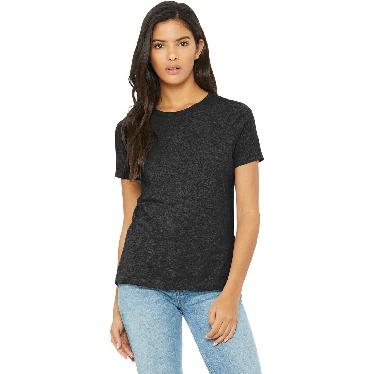 no-logo Bella+Canvas Ladies Relaxed Triblend Tee-Regular-Bella&Canvas-Thread Logic