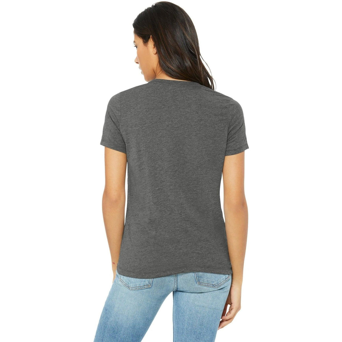 no-logo Bella+Canvas Ladies Relaxed Triblend Tee-Regular-Bella&Canvas-Thread Logic
