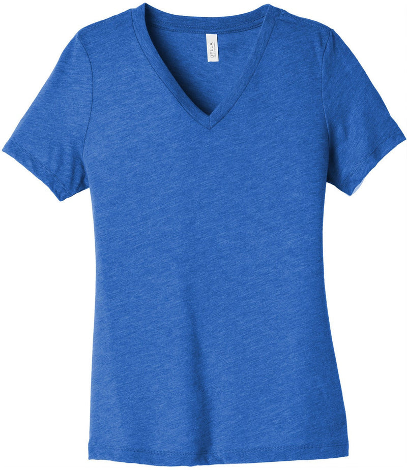Bella+Canvas Ladies Relaxed Triblend V-Neck Tee