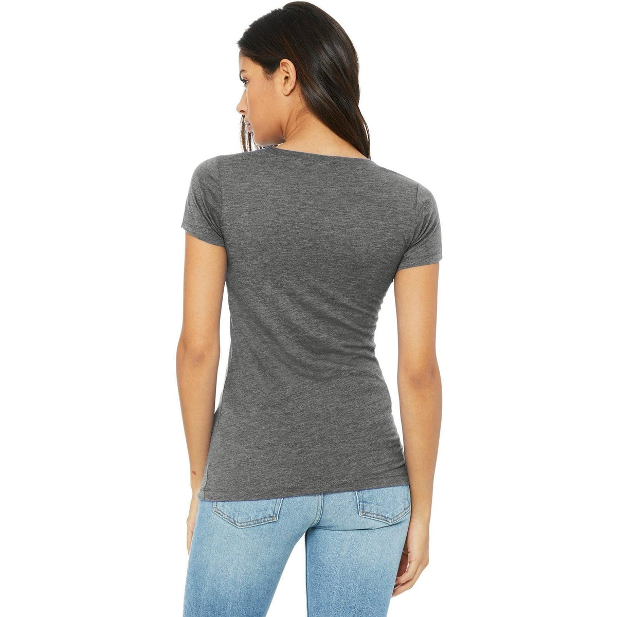 no-logo Bella+Canvas Ladies Triblend Short Sleeve Tee-Regular-Bella&Canvas-Thread Logic