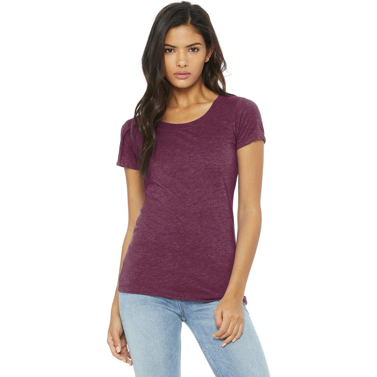 no-logo Bella+Canvas Ladies Triblend Short Sleeve Tee-Regular-Bella&Canvas-Thread Logic
