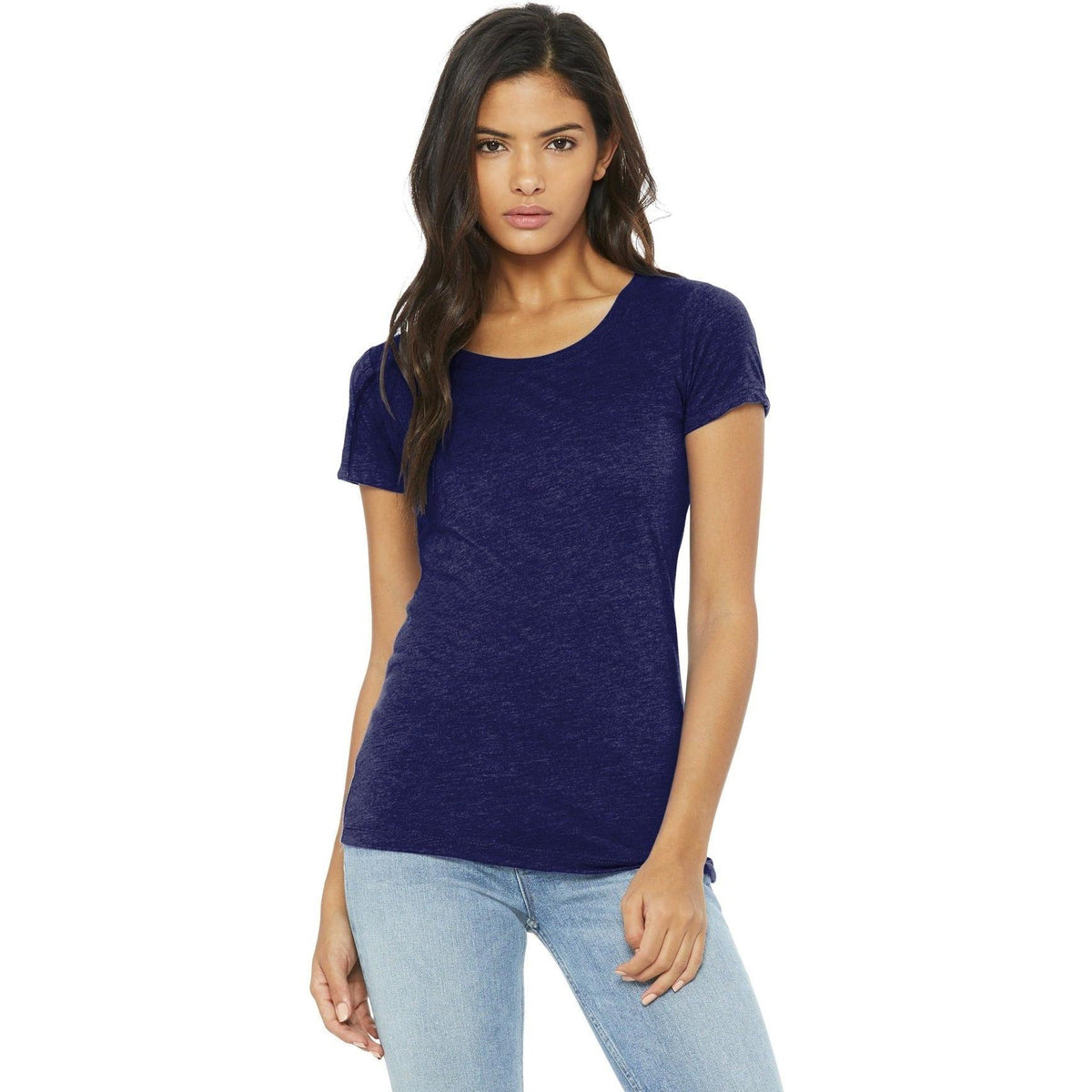 no-logo Bella+Canvas Ladies Triblend Short Sleeve Tee-Regular-Bella&Canvas-Thread Logic