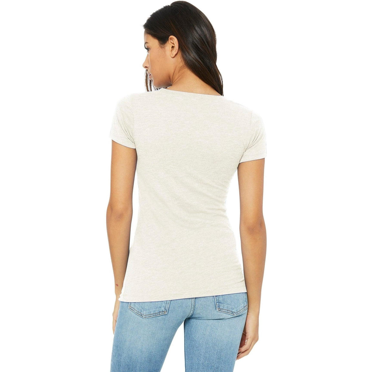 no-logo Bella+Canvas Ladies Triblend Short Sleeve Tee-Regular-Bella&Canvas-Thread Logic