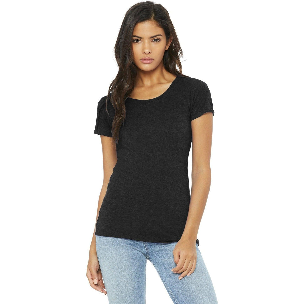 no-logo Bella+Canvas Ladies Triblend Short Sleeve Tee-Regular-Bella&Canvas-Thread Logic