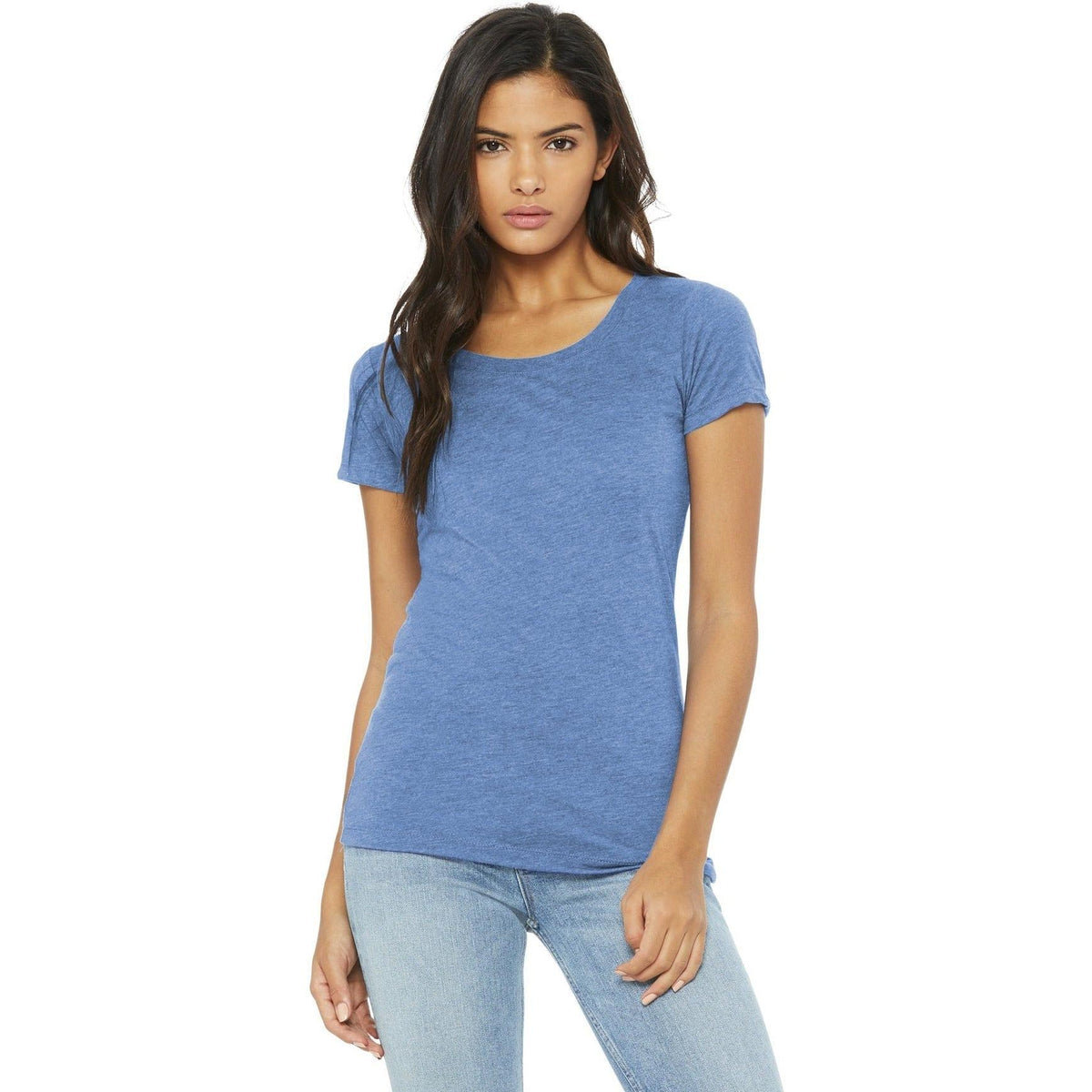 no-logo Bella+Canvas Ladies Triblend Short Sleeve Tee-Regular-Bella&Canvas-Thread Logic