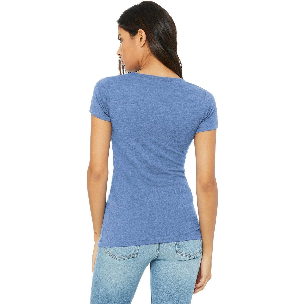 no-logo Bella+Canvas Ladies Triblend Short Sleeve Tee-Regular-Bella&Canvas-Thread Logic