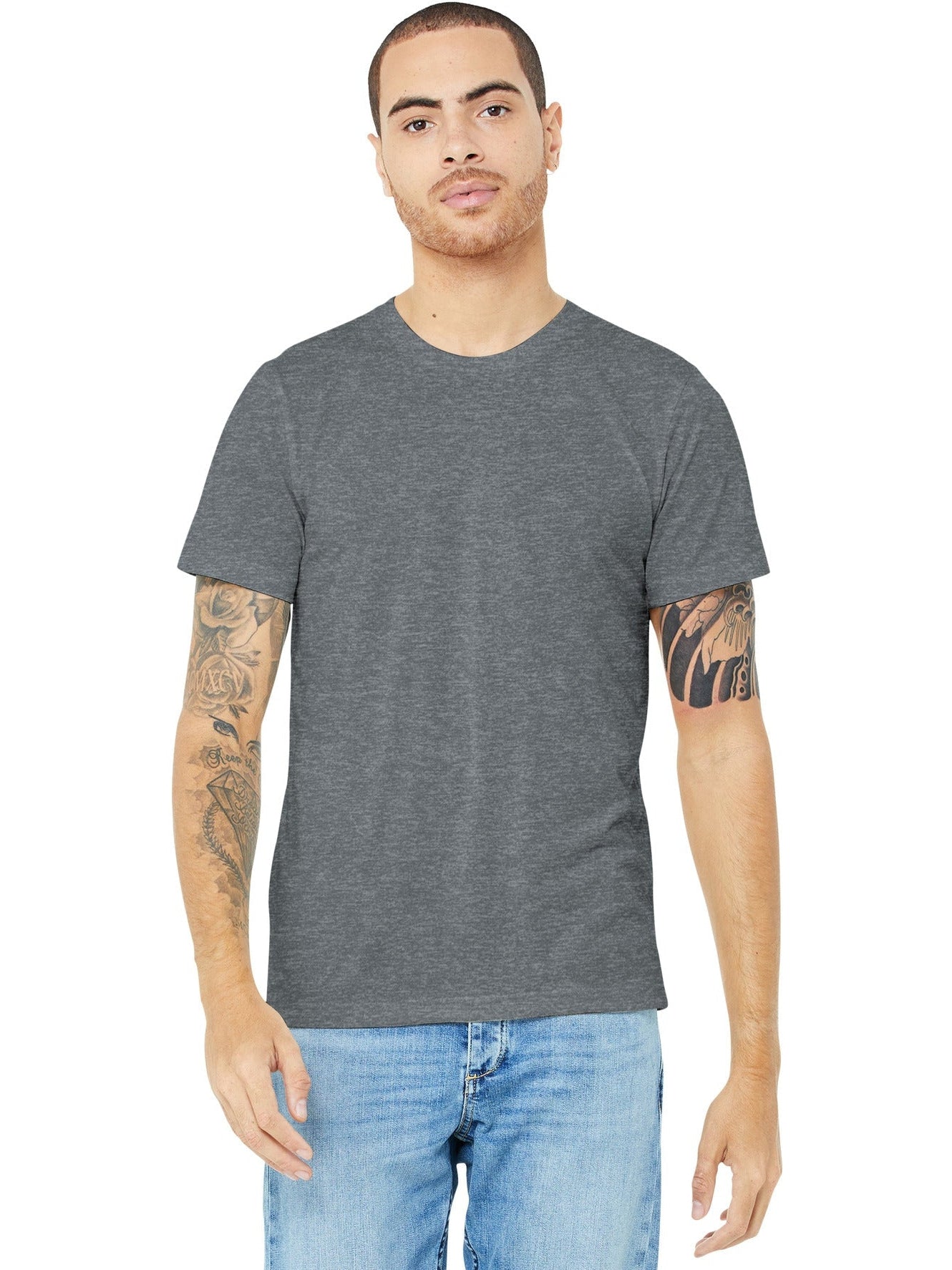 no-logo Bella+Canvas Made In The USA Jersey Short Sleeve Tee-Regular-Bella&Canvas-Thread Logic