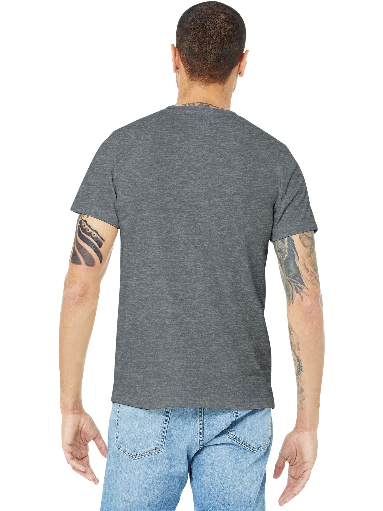 no-logo Bella+Canvas Made In The USA Jersey Short Sleeve Tee-Regular-Bella&Canvas-Thread Logic