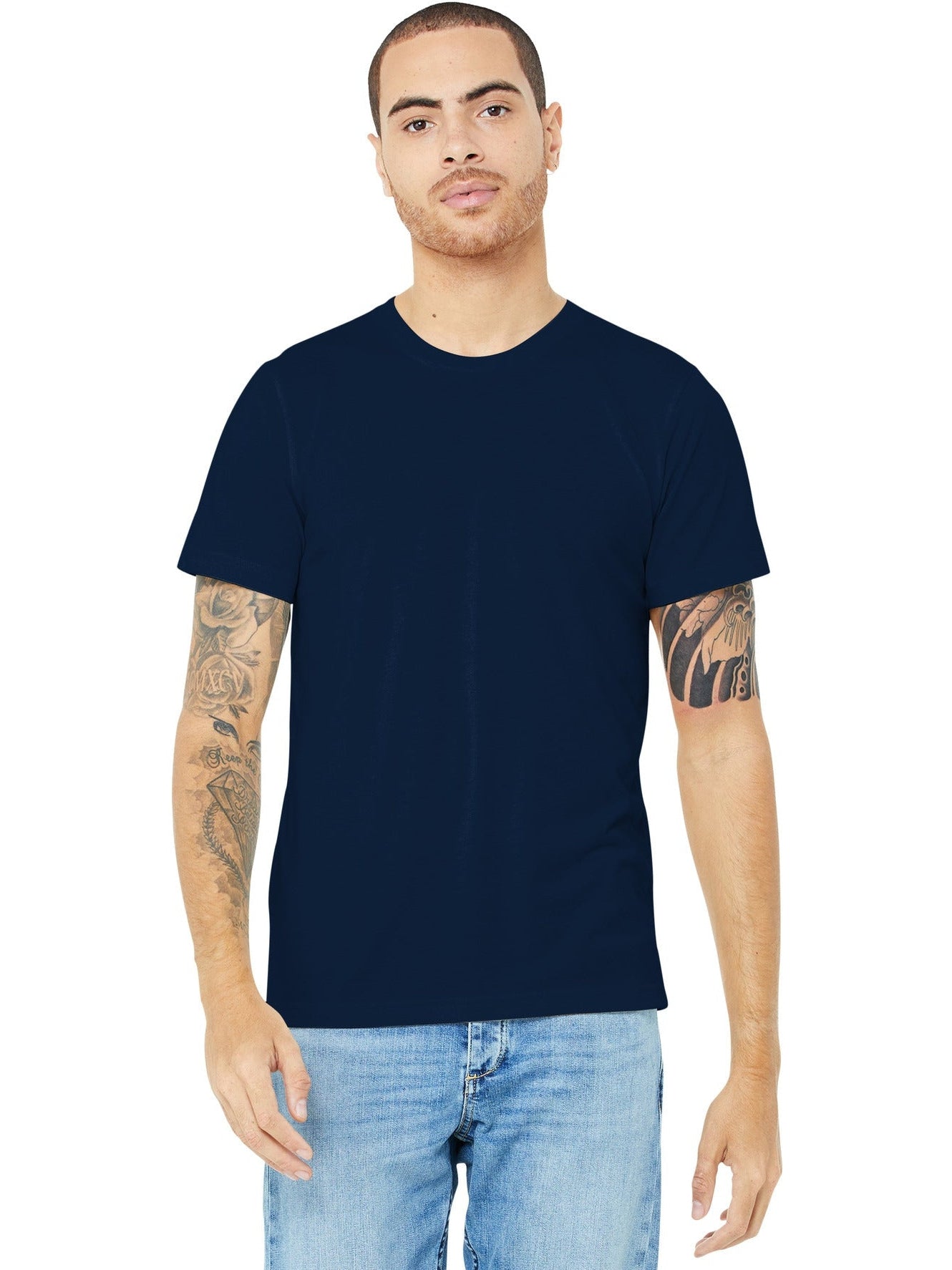 no-logo Bella+Canvas Made In The USA Jersey Short Sleeve Tee-Regular-Bella&Canvas-Thread Logic