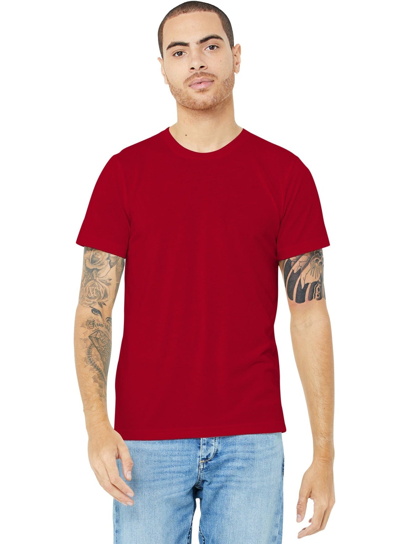 no-logo Bella+Canvas Made In The USA Jersey Short Sleeve Tee-Regular-Bella&Canvas-Thread Logic