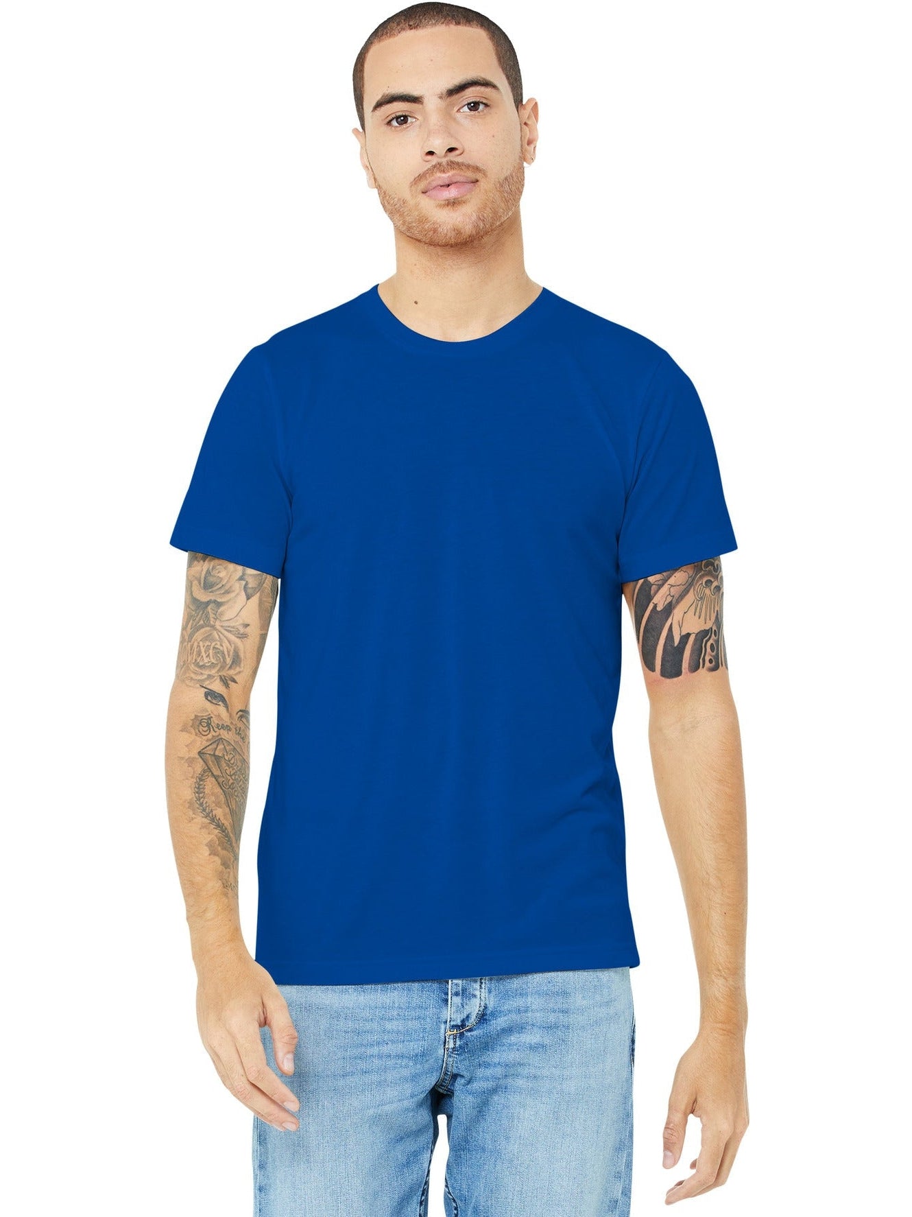 no-logo Bella+Canvas Made In The USA Jersey Short Sleeve Tee-Regular-Bella&Canvas-Thread Logic