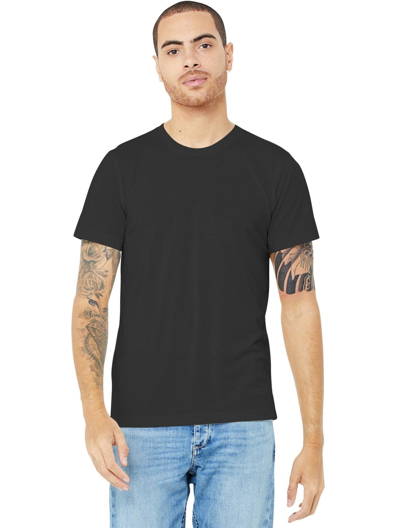 no-logo Bella+Canvas Made In The USA Jersey Short Sleeve Tee-Regular-Bella&Canvas-Thread Logic