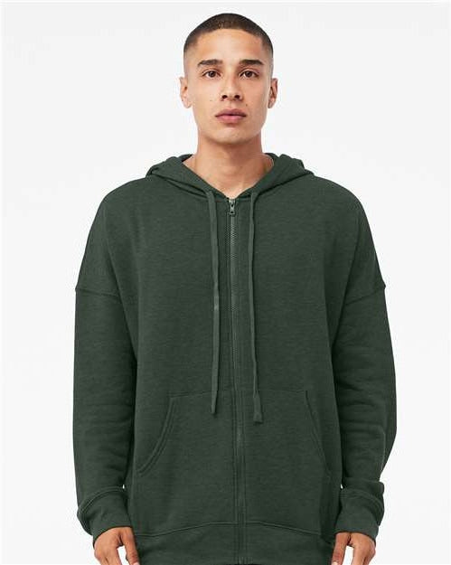 no-logo Bella+Canvas Sponge Fleece DTM Full-Zip Hoodie-Apparel-Bella&Canvas-Thread Logic