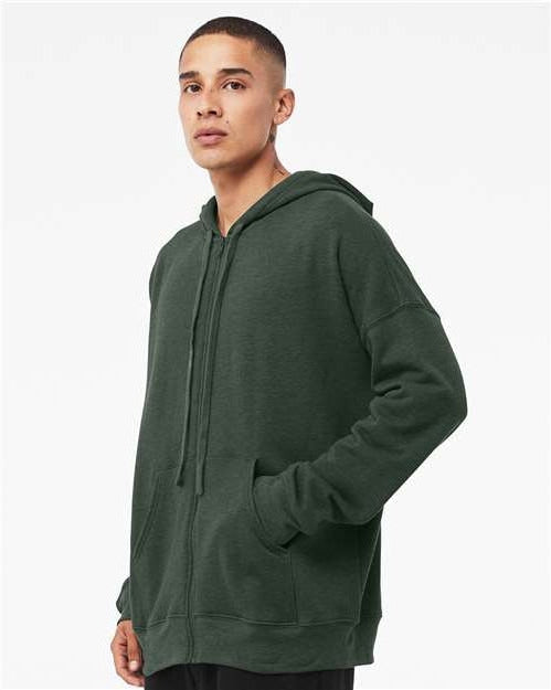 no-logo Bella+Canvas Sponge Fleece DTM Full-Zip Hoodie-Apparel-Bella&Canvas-Thread Logic