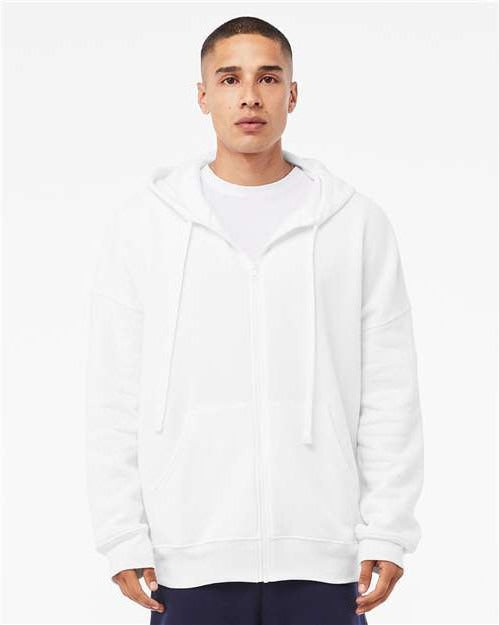 no-logo Bella+Canvas Sponge Fleece DTM Full-Zip Hoodie-Apparel-Bella&Canvas-Thread Logic