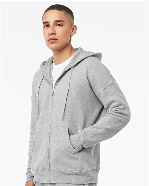 no-logo Bella+Canvas Sponge Fleece DTM Full-Zip Hoodie-Apparel-Bella&Canvas-Thread Logic