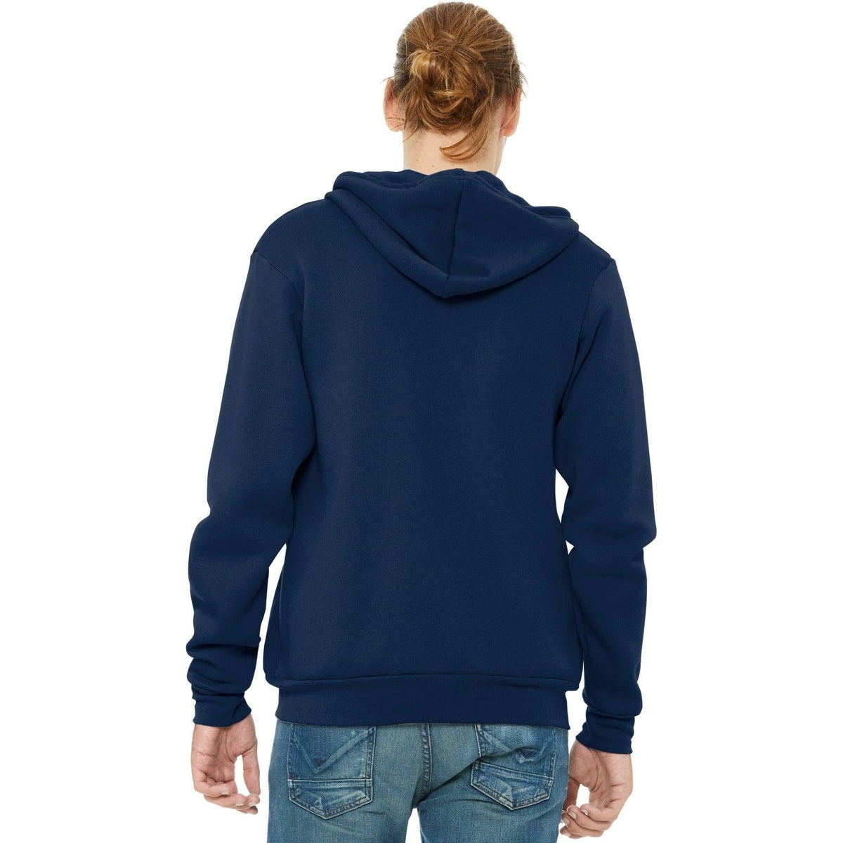 no-logo Bella+Canvas Sponge Fleece Full-Zip Hoodie-Regular-Bella&Canvas-Thread Logic