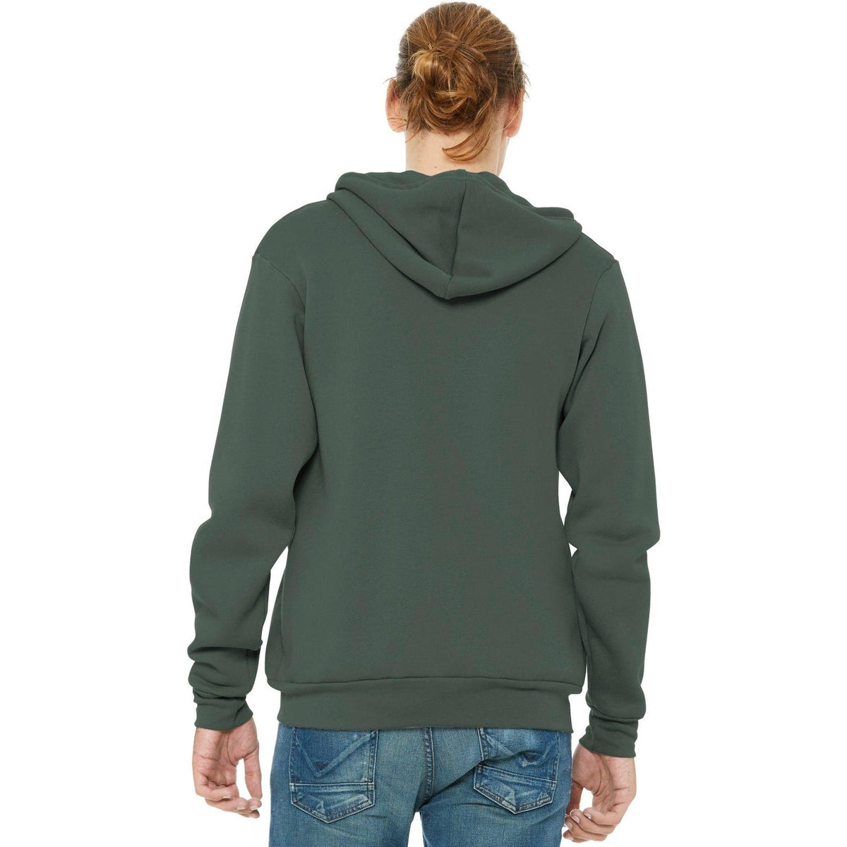 no-logo Bella+Canvas Sponge Fleece Full-Zip Hoodie-Regular-Bella&Canvas-Thread Logic