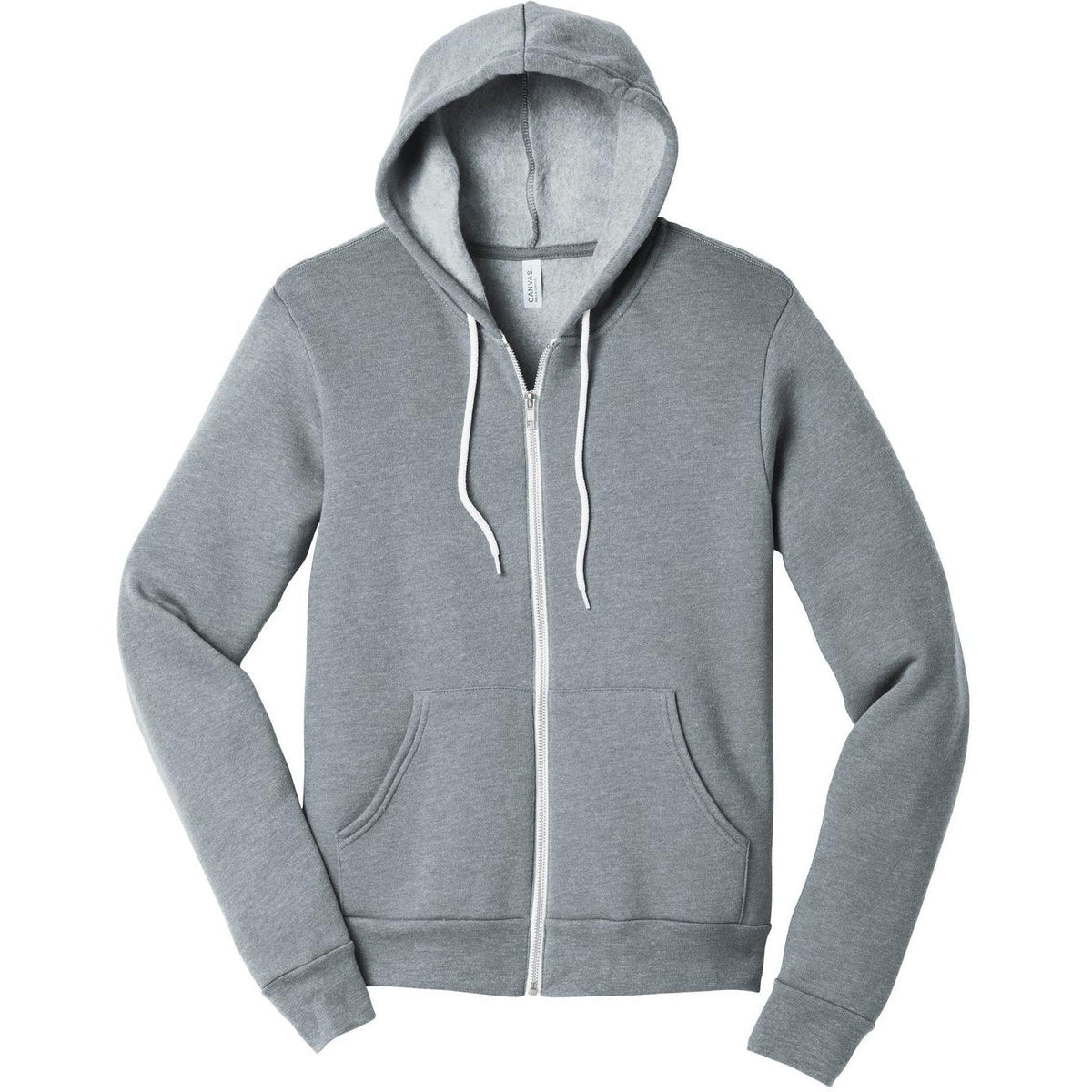 no-logo Bella+Canvas Sponge Fleece Full-Zip Hoodie