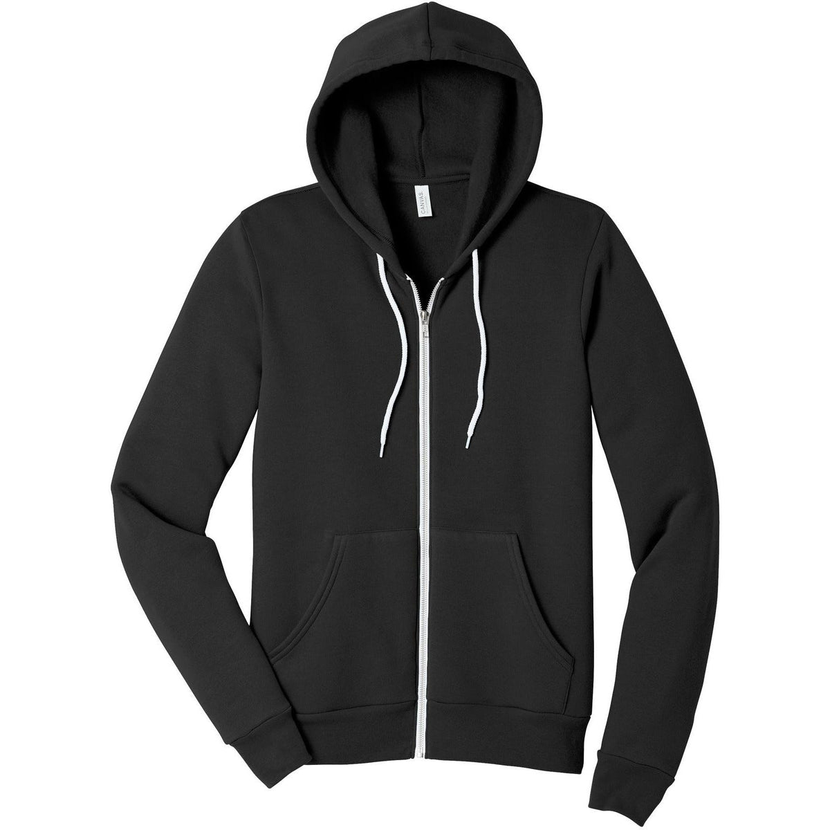 no-logo Bella+Canvas Sponge Fleece Full-Zip Hoodie