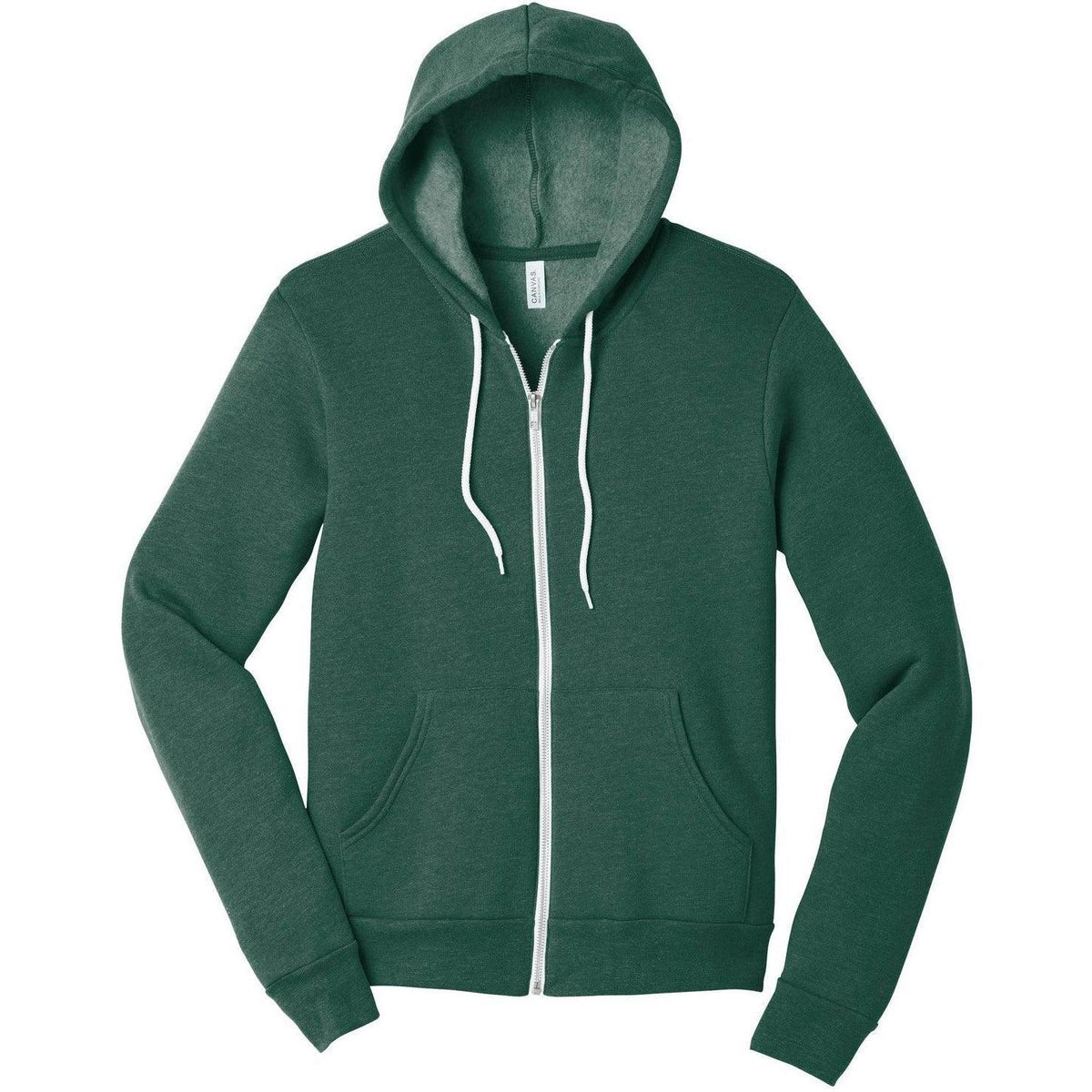 no-logo Bella+Canvas Sponge Fleece Full-Zip Hoodie